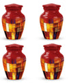 Stained Glass Cool Urn Ashes Memorial, Funeral Cremation Urn For Ashes
