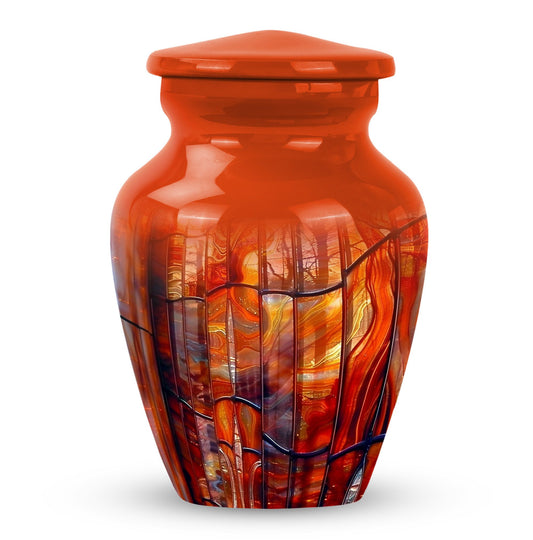 Stained Glass Urns For Human Ashes Large Memorial, Funeral Urn For Ashes