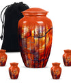 10-inch classic stained glass urn for human ashes