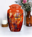10-inch classic stained glass urn for human ashes