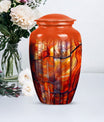 10-inch classic stained glass urn for human ashes