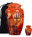 Stained Glass Urns For Human Ashes Large Memorial, Funeral Urn For Ashes