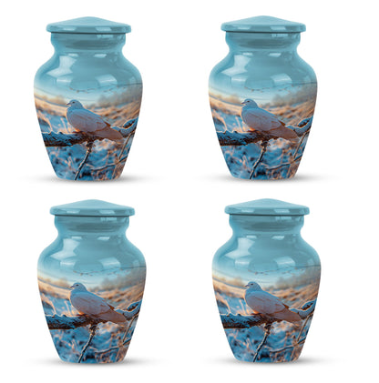 Personalized Bird Memorial Urn for Human Ashes - 10-inch, 200 cu in - Yatskia
