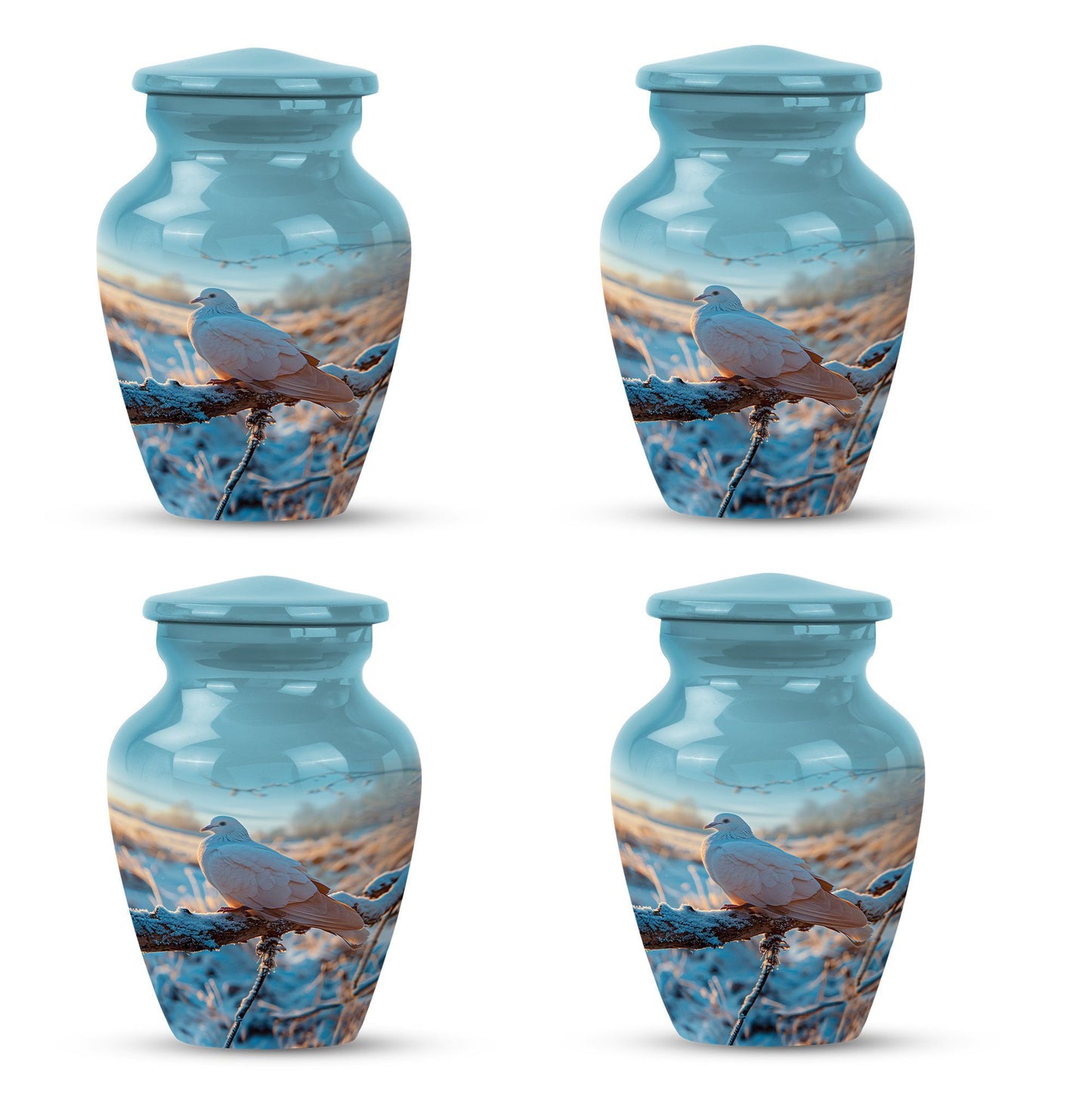 10 Inch Classic Dove Urn for adult human ashes.