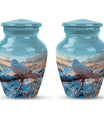 10 Inch Classic Dove Urn for adult human ashes.