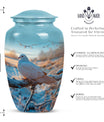 10 Inch Classic Dove Urn for adult human ashes.