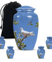 White Dove Ashes keepsake Urn For Mom - Large Memorial Urns For Women