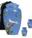 White Dove Ashes keepsake Urn For Mom - Large Memorial Urns For Women