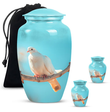 Large Urn with 2 Mini Urn