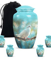 White Dove Burial Urns For Adult Human Ashes - Urns For Women