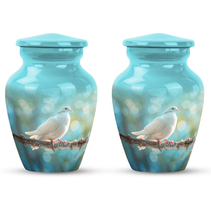 10 inch aluminium Dove Urn,