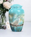 10 inch aluminium Dove Urn,