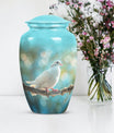 10 inch aluminium Dove Urn,