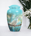 10 inch aluminium Dove Urn,