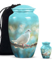 White Dove Burial Urns For Adult Human Ashes - Urns For Women