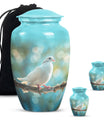 10 inch aluminium Dove Urn,