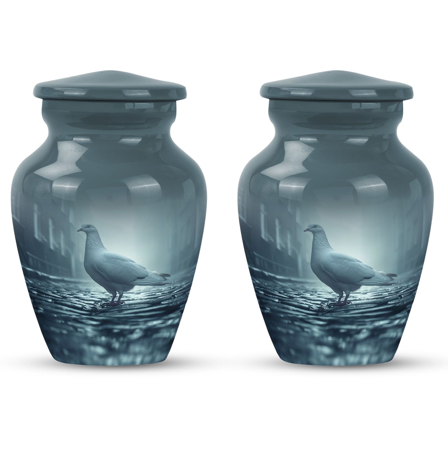 10 inch Dove Themed Classic Urn.