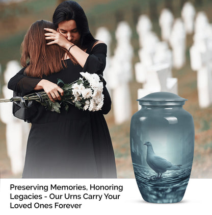 10 inch Dove Themed Classic Urn.