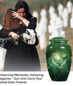 Dove themed classic urn for cremation ashes