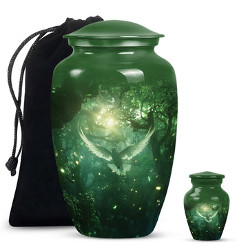 Large Urn With 1 Keepsake Urn