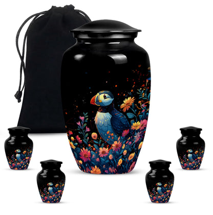 10-inch Classic Puffin Bird Urn