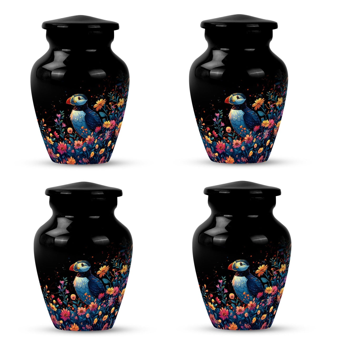 10-inch Classic Puffin Bird Urn
