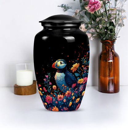 10-inch Classic Puffin Bird Urn