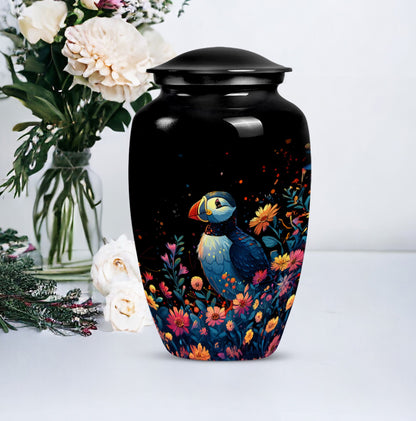 10-inch Classic Puffin Bird Urn