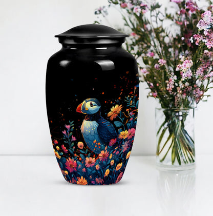10-inch Classic Puffin Bird Urn