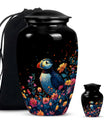 Puffin Bird Artistic Memorial Urn for Adult Human Ashes For Male & Female