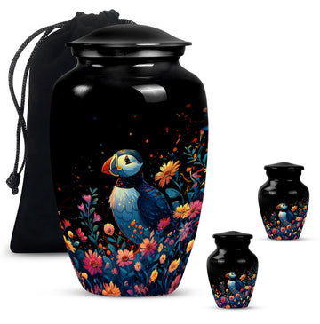 Large Urn With 2 Keepsake Urn