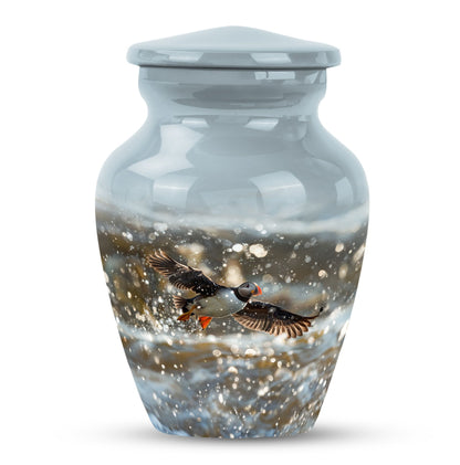 Personalized Bird Keepsake Urn for Dad - 10-inch, 200 cu in - Yatskia