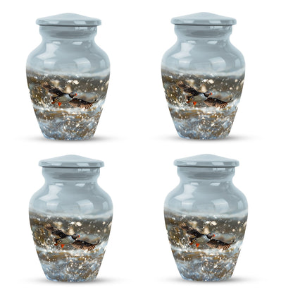 Personalized Bird Keepsake Urn for Dad - 10-inch, 200 cu in - Yatskia