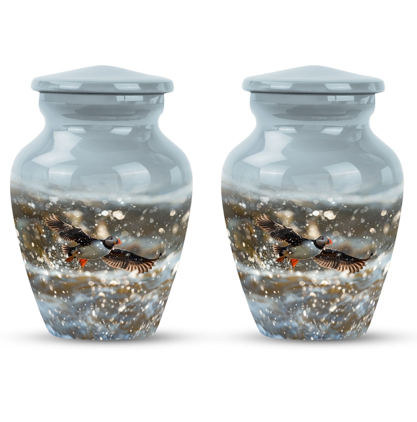 Personalized Bird Keepsake Urn for Dad - 10-inch, 200 cu in - Yatskia