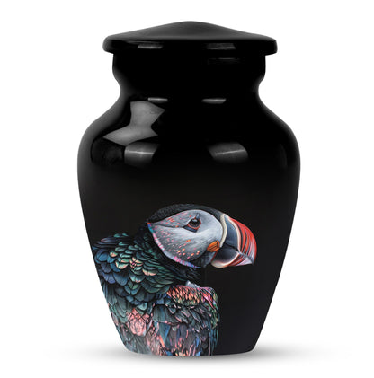 10-inch Puffin Bird themed Classic Urn for mom