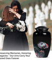 10-inch Puffin Bird themed Classic Urn for mom