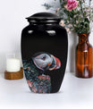 10-inch Puffin Bird themed Classic Urn for mom