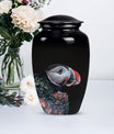 10-inch Puffin Bird themed Classic Urn for mom