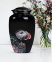 10-inch Puffin Bird themed Classic Urn for mom