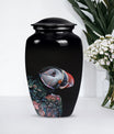 10-inch Puffin Bird themed Classic Urn for mom