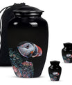 10-inch Puffin Bird themed Classic Urn for mom