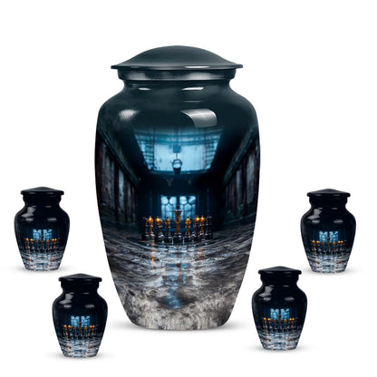 10-inch aluminium Chess Urn for burial