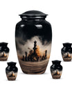 10-inch classic chess urn.
