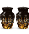10-inch Chess-themed classic urn for human ashes