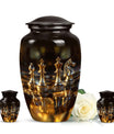 10-inch Chess-themed classic urn for human ashes