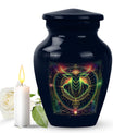 Taurus Zodiac Adult Urn For Ashes - Spiritual Urn For Funeral Service