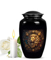 Lion Spiritual Memorial Urns for Ashes - Leo Ashes Cremation Urn For Men