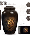 10-inch Zodiac-themed classic memorial urn.