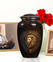 10-inch Zodiac-themed classic memorial urn.