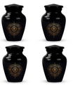 Spiritual Urns for Adult Female And Male - Golden Symmetric Urn